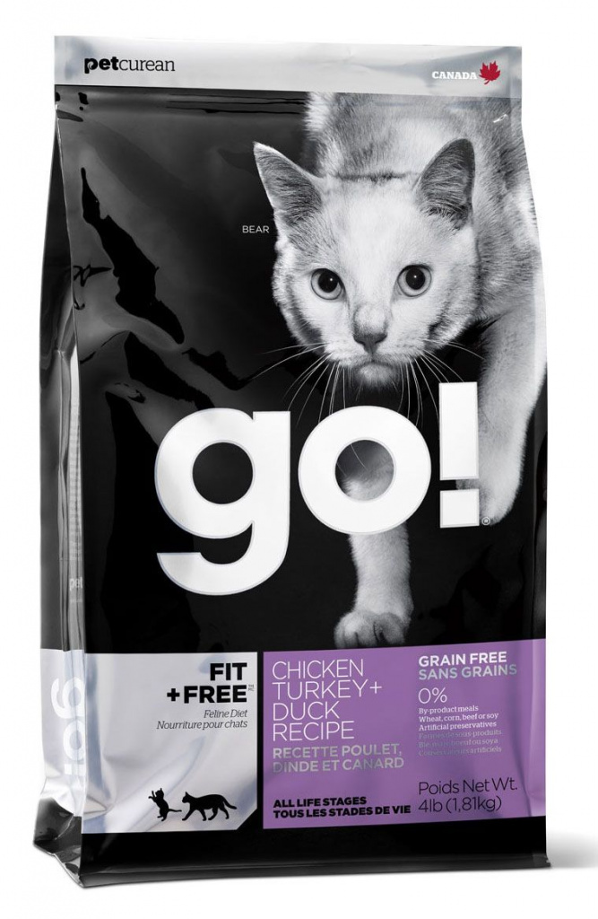 GO! Recette De Poulet Naturel, Dinde, Canard De Chat Naturel