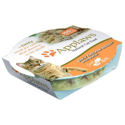 Poitrine de poulet juteuse et canard Applaws Cat
